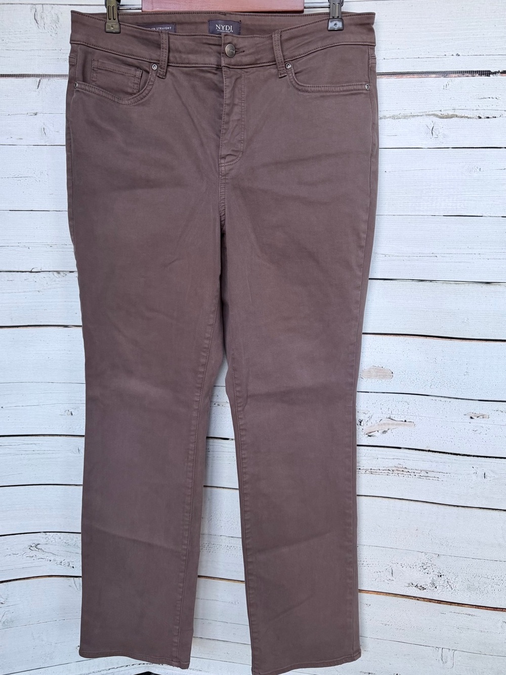 NYDJ Marilyn Straight Leg Pants Size 12